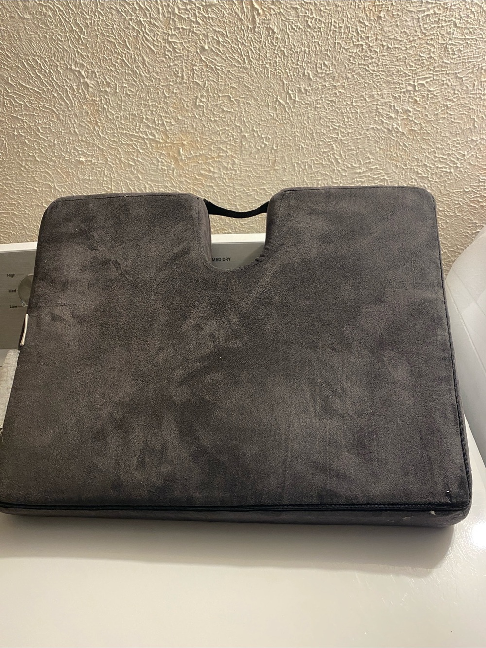 Black Memory Foam Seat Cushion